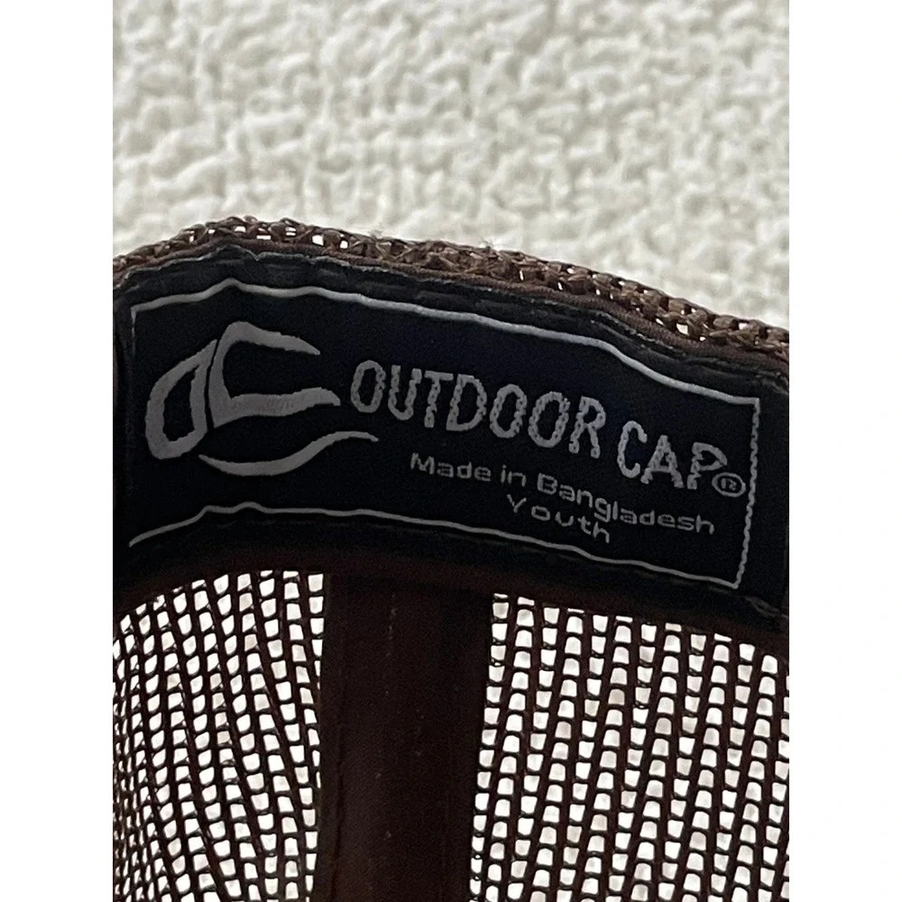 Outdoor Cap Youth One Size Hat Cream Brown Here Ducky Ducky Snapback Trucker